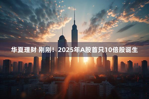 华夏理财 刚刚！2025年A股首只10倍股诞生